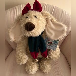 New! Darla & Darby Christmas Puppy with Jingle Bell Scarf!